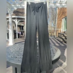 Black flare dress pants